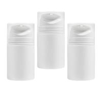 SUPVOX 3 Pezzi Contenitore Cosmetico Sottovuoto in Pp da 100ml Pompa Airless Resistente per Lozioni, Design Semplice e Generoso per Viaggi e Uso Quotidiano