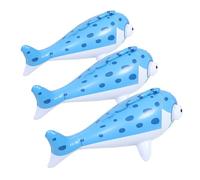 SUPVOX 3 Pezzi Giocattoli Pesce Gonfiabile per Gioco Acqua Galleggiante Forma di Pesce con Testa Grande Leggero e Facile da Trasportare per Vasca e Piscina Decorazioni Tema Oceano e Feste