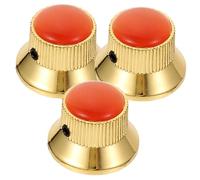 SUPVOX 3 Pezzi Manopole Controllo Volume e per Chitarra Elettrica e Basso Stile Campana Metallo con Facile Installazione e Durabilità