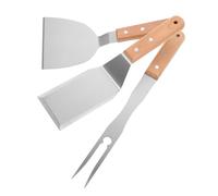 SUPVOX 3 Pezzi Spatola Per Barbecue Utensili Per Friggere Lisca Di Pesce Forchetta Per Barbecue Accessori Per Barbecue Forchetta Per Griglia All'Aperto Accessori Per Grigliate