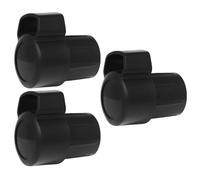 SUPVOX 3 Pezzi Spina per tappo sassofono sax Fine chiave del collo piegato spina per sassofono contralto cappuccio terminale della chiave a collo piegato AbS Black