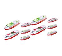 SUPVOX 3 Set Di Giocattoli Per Navi Da Crociera Scorrevoli Per Ragazzi E Ragazze Di Nave Da Crociera in Plastica Liscio Rotondo 5 Pezzi * 3 Stili Casuali