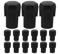 SUPVOX 30 pezzi di protezione per poggiapiedi per bici elettrica, versatile copertura in gomma per poggiapiedi, tappo terminale di ricambio per per vari modelli di bici elettriche