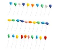 SUPVOX 30 Pezzi Mini oggetti di palloncini Ornamenti di mini casa minuscolo arredamento casa mini palloncino di simulazione Balone della casa delle bambole in miniatura