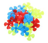SUPVOX 30 Pezzi Pale a 4 Lame in Plastica Pp per Modelli, Accessorio per Piccoli Motori Elettrici, Facile Installazione, per Riparazioni Giocattoli e Attività Manuali per Giovani