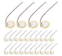 SUPVOX 35pezzi Disco Piezoelettrico Trasduttore Acustico Pickup Piezoelettrico Con Cavi Trigger Per Batteria Elementi Piezoelettrici Per Microfono e Trigger