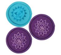 SUPVOX 3Pcs Bottom pad buddha suono ciotola cuscino ciotola di preghiera meditazione ciotola cuscino buddista ciotola pad anelli fatti a mano campana canto cuscino meditazione cuscino tessuto manuale