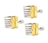 SUPVOX 3pezzi Clamp Per Saxofono Professionale Clip Per Sax Design Elegante e Leggero Facile Da Installare Accessorio Per Musicisti Sax
