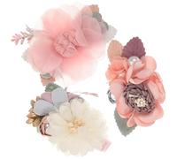 SUPVOX 3pezzi Clip Per Capelli Forma Di Fiore Fermagli Floreali Per Bambine Accessori Per Capelli Per Ragazzo Ragazza e Ragazzo Ragazza Design Delicato e Resistente Per Compleanni e Feste