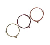 SUPVOX 3pezzi Corde in Acciaio per Chitarra Acustica Bocchettoni Cavetti Sostituzione Accessori Strumenti Musicali