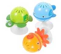 SUPVOX 3pezzi Della Serie Ocean Aiutante Per Allattamento Del Ragazzo Rumoroso Con Ventosa Per Ragazzo e Materiale Abs Sicuro Colori Vivaci Per Migliorare Percezione Visiva e Uditiva