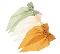 SUPVOX 3pezzi Fermaglio Per Capelli Fiocco Da Donna Decorativo e Lucido Adatto Ragazze e Donne Per Occasioni Speciali Come Matrimoni Compleanni e Feste Realizzato in Tessuto