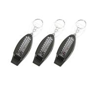 SUPVOX 3pezzi Fischietto Sopravvivenza Fischietto Multifunzionale Attrezzatura Sopravvivenza Fibbia Sospensione Termometro d Ingrandimento Per Escursionismo Campeggio Arrampicata All