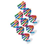 SUPVOX 3pezzi Kit Dna Struttura Molecolare Doppia Elicoidale Per Apprendimento Scientifico e Attività Didattiche Strumento Creativo Per Studenti Di Biologia