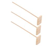 SUPVOX 3pezzi Rastrello Di Bambù Piccolo Per Sabbia Attrezzi Da Giardino Zen Per Dipingere La Sabbia Mini Decorazioni Per Casa Rastrelli Da Tavolo Per Attrezzi Da Meditazione La