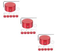 SUPVOX 3sets Cappucci Per Pedali Effetti Chitarra Protezione Per Pedali Elettrici Metallo Con Chiave e Guarnizioni Accessori Per Strumenti Musicali Design Compatto e Leggero