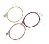 SUPVOX 3sets Corde per Chitarra Acustica e Classica in Rame Rosso e Ottone Corde in Acciaio per Strumenti Musicali Sostituzione Facile e Portatile per Musicisti in Movimento Durevoli