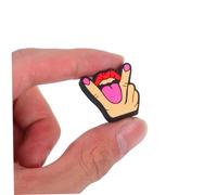 SUPVOX 4 Ammortizzatori Tennis in Silicone Forma di Bocca Cartoon Riduzione e Rumore per Racchette Facile Installazione e Protezione Corde