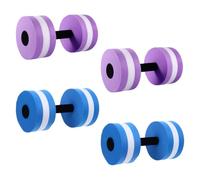SUPVOX 4 Manubri Acquatici Per Bambini - Pesi Per Esercizi In Schiuma Eva Impermeabili Per Bambini Piccoli E Ragazzi - Giocattolo Per Acquagym Per Giochi Di Finzione (Viola + Blu)