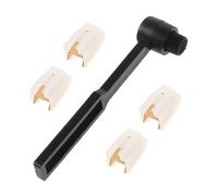 SUPVOX 4 Pezzi Aghi Sostitutivi per Giradischi con Spazzola Pulizia Stylus Compatibile con Phonograph Ripristina Dettagli Audio e Protegge Dischi Vinile