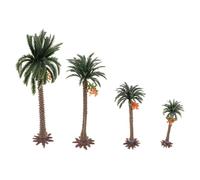 SUPVOX 4 pezzi Alberi di Cocco Artificiali Modelli di Paesaggio Realistici per Decorazioni Micro Paesaggio Piante Tropicali Finte per Tavoli di Sabbia e Acquari Altezza Variabile
