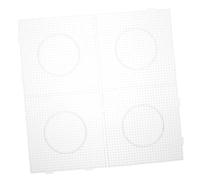 SUPVOX 4 Pezzi Di Perline Trasparenti Pannelli Forati Pannelli Per Perline Fusibili Kit Artigianali Pannello Per Perline Trasparente Pannello Per Perline Piccolo Pannello Per
