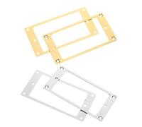 SUPVOX 4 Pezzi Electric Guitar Pickup Rings Thick Metal Frames Protective Covers For Various Models Stage And Home Use