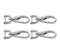 SUPVOX 4 Pezzi Fibbie a Molla a Forma in Lega di Zinco per Borse, Zaini e Tracolle, Accessori Rimovibili per Catena Borsa e Portachiavi, Superficie Liscia Resistente