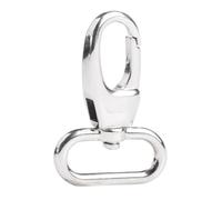 SUPVOX 4 Pezzi Ganci Girevoli in Metallo per Borse, Moschettoni a Sgancio Rapido Antiruggine per Tracolle, Portachiavi e Guinzagli, Chiusure Rotanti Resistenti e Leggere per Uso