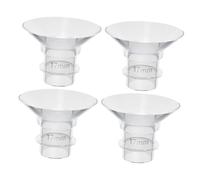 SUPVOX 4 Pezzi inserti flangia indossabili allattamento inserti flangiati accessori tiralatte kit inserti flangia parti di inserti indossabili Gel di silice