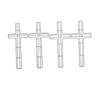 SUPVOX 4 Pezzi Metallo per Composizioni Floreali Decorazioni per Natale Matrimoni e Religiosi per Ed Esterni