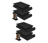 SUPVOX 4 pezzi Pannelli Fonoassorbenti Vibrazione Pad Isolanti per Altoparlanti e Studio Materiale Insonorizzante per Assorbimento Urti e Riduzione Rumore Facili da Installare per Casa e