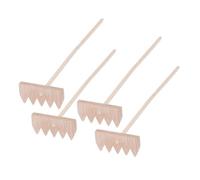SUPVOX 4 Pezzi Rastrello Per Sabbia Giocattoli Tavolo Per Sabbia Vassoio Per Sabbia Giardino Per Scrivania Sabbiera Per Mini Rastrello Rastrelli In Miniatura Piccolo Rastrello