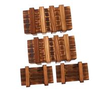 SUPVOX 4 pezzi Scatole Puzzle in Legno con Cassetto Segreto Gioco Educativo per Design Salvaspazio e Portatile per Regali Nascosti e Sviluppo Intellettivo