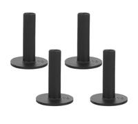 SUPVOX 4 Pezzi Tee Posizionamento su e Elasticità Golf Supporto Alta ad Nero Gomma in Preciso per Palline Tappetini da Pratica e Driving Range