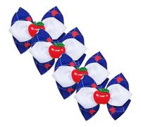 SUPVOX 4 Pezzi Tornante Molletta Fermagli Per Per Ragazze Accessori Per Per Donna Fermagli Per Con Fiocco Clip Archi Stoffa