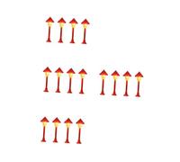 SUPVOX 4 Set Led Lampioni Stradali Miniatura Per Micro Paesaggio Decorazione Casa Delle Da Miniatura Per Camera E Modellismo Pezzi