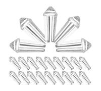 SUPVOX 40 Pezzi Protettori per Alette di Freccette in Plastica Trasparente con Correttore Angolare a 90° per Fissaggio Professionale E Giochi di Precisione