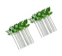 SUPVOX 40 Pezzi Steli di Rosa Artificiale Verdi Steli Floreali Resistenti per Decorazioni Fai da Te Composizioni Floreali e Artigianato Creativo