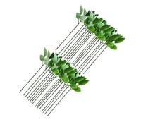 SUPVOX 40 Pezzi Stelo di Rosa Artificiale Filo per Stelo Floreale Finta Fai da Te Composizione Floreale Duratura e Maneggevole