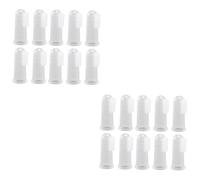 SUPVOX 40pezzi Spazzolini Finger Per Cani e Gatti Massaggi Orali Per Pulizia Sicura e Comfortevole Per Alleviare Malessere Da Da Latte