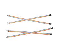 SUPVOX 4pezzi Corda di Transizione per Ragazzo Ragazza Ragazza Guinzaglio di Sicurezza per Asilo Nido Corda Resistente per Gruppi Design ad Alta Visibilità Compatto per Riporre