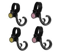 SUPVOX 4pezzi Ganci Per Passeggini in Ganci Girevoli Gradi Per Passeggino Per Passeggino Per Appendere Borse e Chiavi