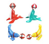 SUPVOX 4pezzi Giocattoli Carica Con Foca e Palla Giocattolo Molla Che Cammina Regalo Per Ragazzo Ragazza Oggetti Decorativi