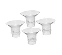 SUPVOX 4pezzi Inserti Flangiati in Silicone Flessibile Per Tiralatte Inserti Sostitutivi Lavabili in Silicone Trasparente Per Tiralatte Indossabili Forniture Per