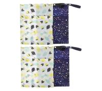 SUPVOX 4pezzi Riutilizzabile Per Pannolini Tascabile Con Cerniera Per Vestiti Sporchi o Bagnati Salviette Pannolini