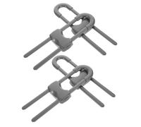 SUPVOX 4pezzi Serrature Scorrevoli Regolabili per Armadietti Chiusure di Sicurezza per Ragazzo Ragazza Ragazza per Maniglie Armadi Cassetti Frigoriferi Protezione Completa per Casa