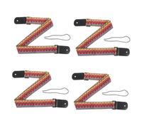 SUPVOX 4pezzi Tracolla per Ukulele in Stile Etnico Tracolla in Cotone Intrecciata per Ukulele Regolabile per Banjo per Chitarra Design Bohémien