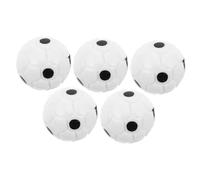 SUPVOX 5 Miniature Soccer Balls Detailed Mini Football Models For Bonsai Fairy Garden DIY Craft Decor Small Scale Sports Accessories