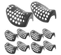 SUPVOX 5 Paia Tendiscarpe in Plastica Neri per Scarpe Casual in Pelle Design Ventilato per Promuovere la Circolazione Dell'aria, la Cura e Conservazione delle Scarpe in Famiglia